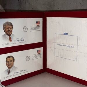 Carter Mondale Inauguration Day 1977 Stamp Commemorative Book